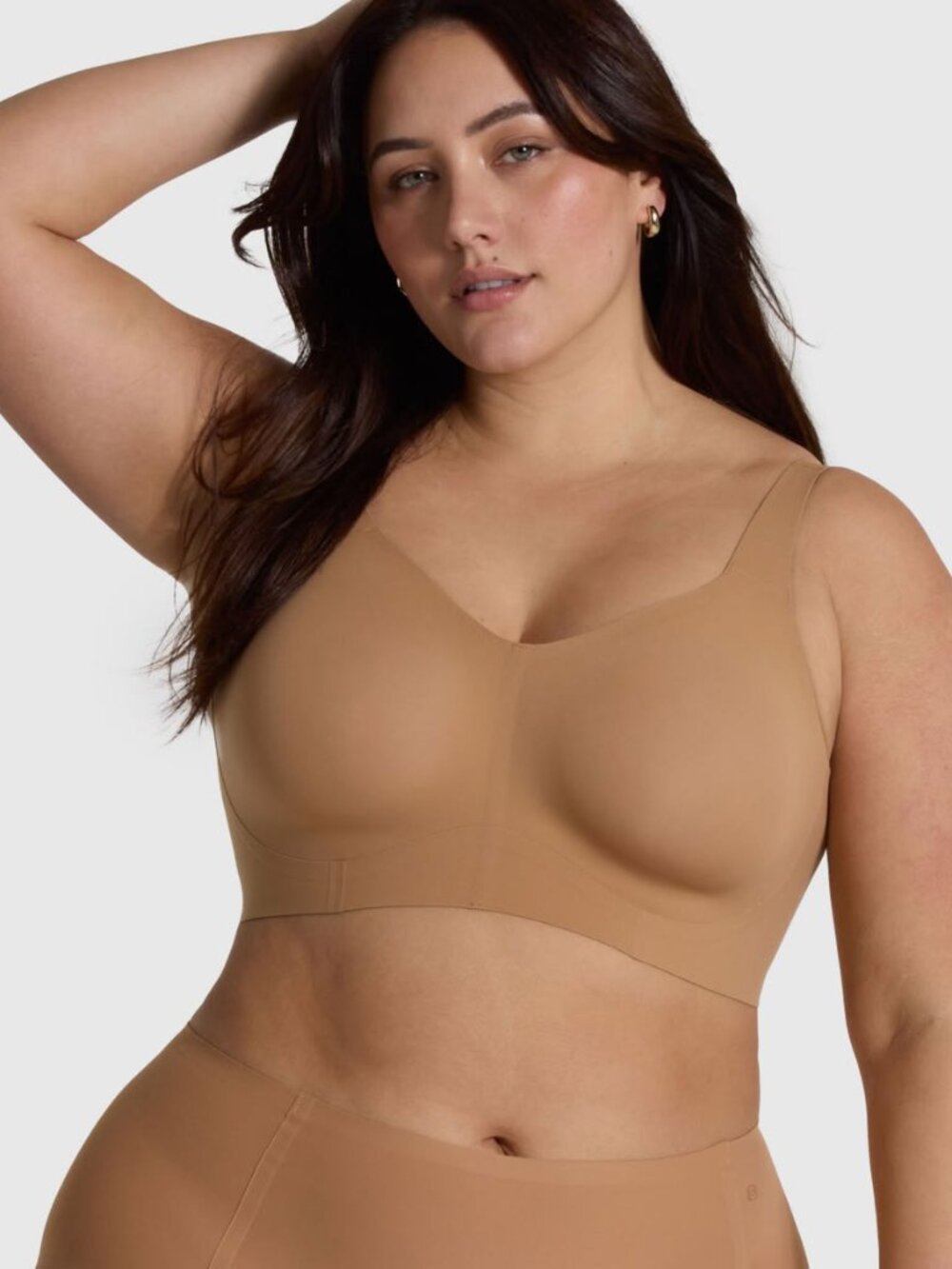 Evelyn & Bobbie Women's Beyond Bra in Mica Tan Size Medium
